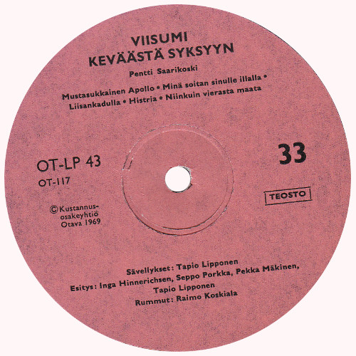 Levyetiketti: Viisumi keväästä syksyyn